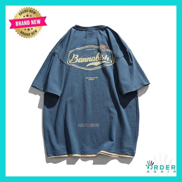 Other - Oversized Graphic Tee Streetwear Vintage Y2K Retro Casual Cotton Crew Neck